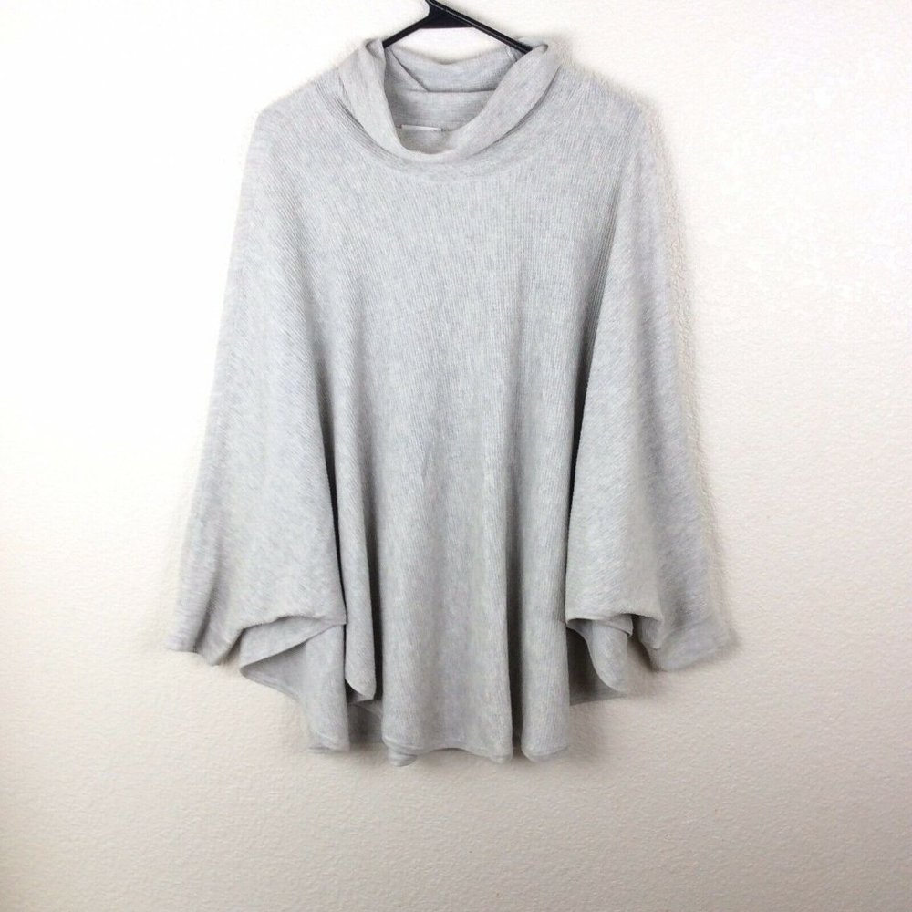 Pure J Jill Oversized Lagenlook Poncho Sweater